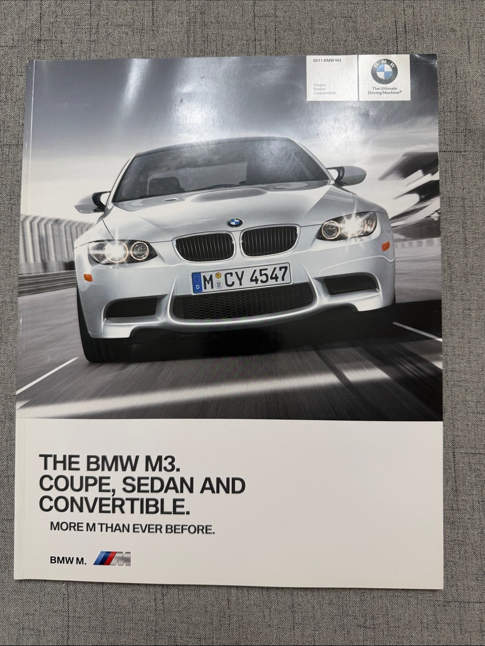 2011 BMW M3 New Car Brochure - BMW